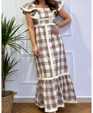 VESTIDO CATALINA BEIGE