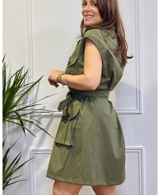 VESTIDO SAFARI VERDE