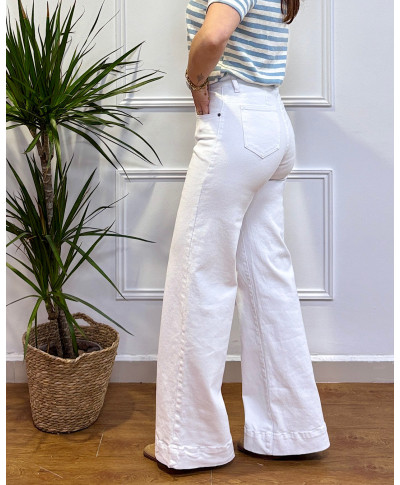 PANTALON BLANCO WIDE LEG
