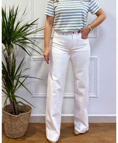 PANTALON BLANCO WIDE LEG