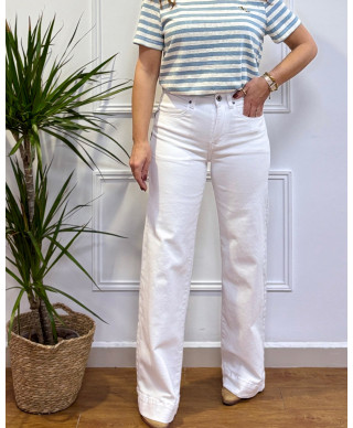PANTALON BLANCO WIDE LEG