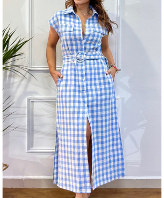 VESTIDO ENMA AZUL
