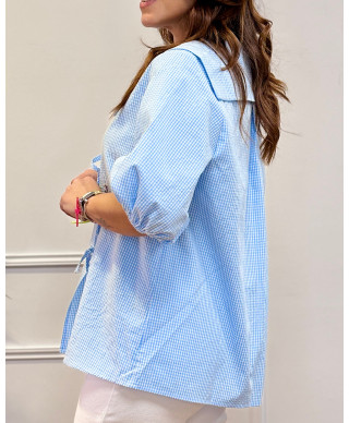 BLUSA NICOLETTA AZUL