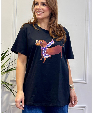 CAMISETA LUCIANA NEGRA