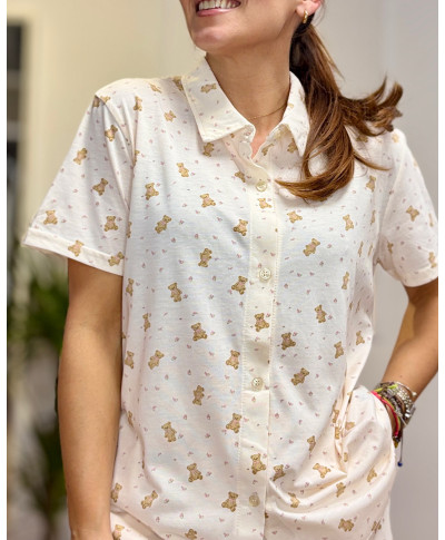 PIJAMA TEDDY BEIGE