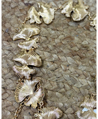 CINTURON PETALO DORADO