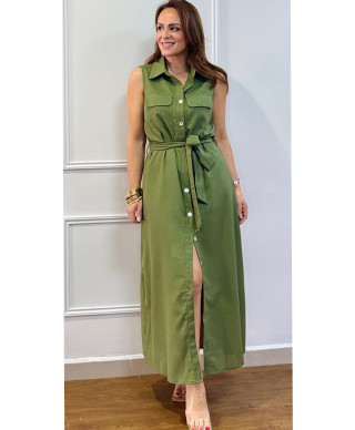 VESTIDO AMAZONA VERDE