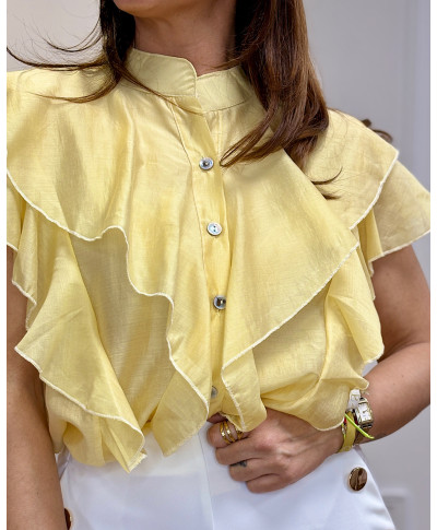 CAMISA MACARENA AMARILLA