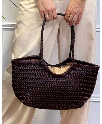 BOLSO TRENZADO COFFEE