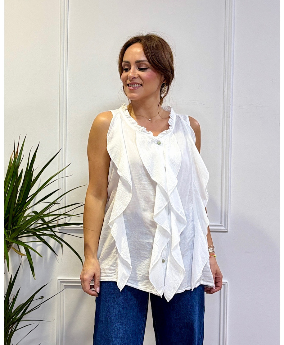 CAMISA ABRIL BLANCA