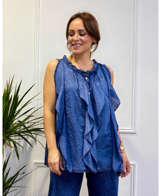 CAMISA ABRIL AZUL