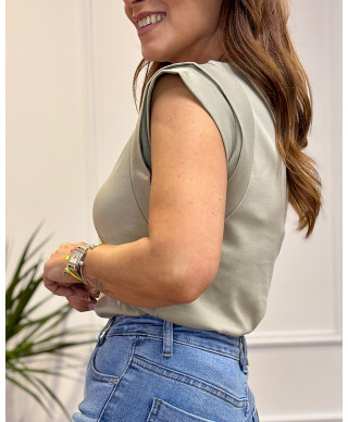 CAMISETA TRENDY CAQUI