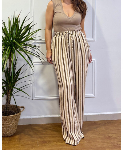PANTALON MUSELINA RAYAS