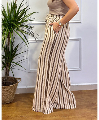PANTALON MUSELINA RAYAS