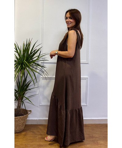 VESTIDO ROMA CHOCOLATE