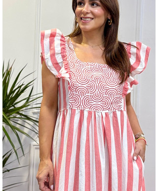 VESTIDO MARTINA FRESA