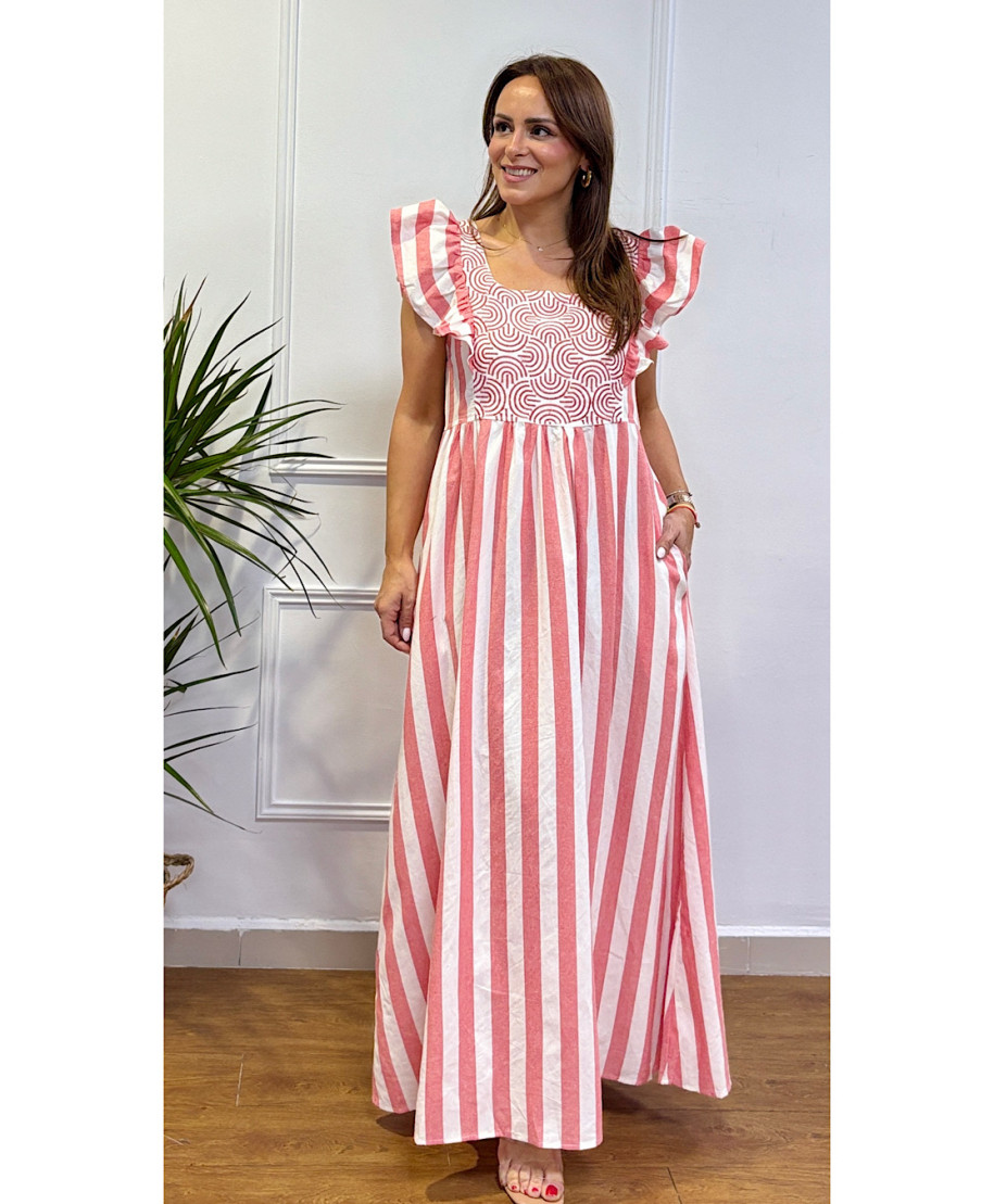 VESTIDO MARTINA FRESA