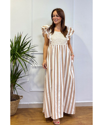 VESTIDO MARTINA CAMEL