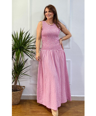 VESTIDO GRECIA ROSA