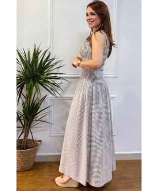 VESTIDO GRECIA GRIS