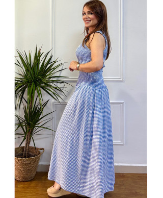 VESTIDO GRECIA AZUL