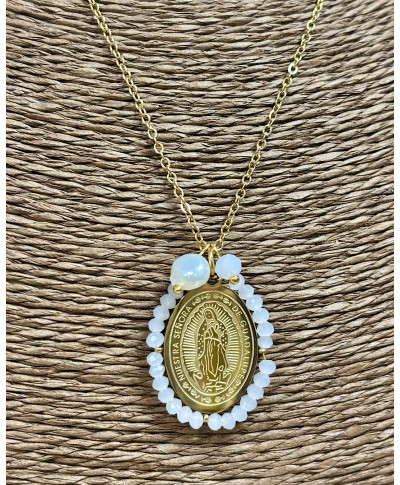 MEDALLA VIRGEN DE GUADALUPE CUENTAS