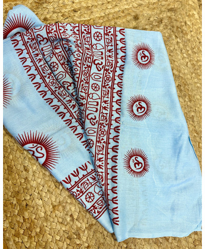 PAREO BOHO AZUL