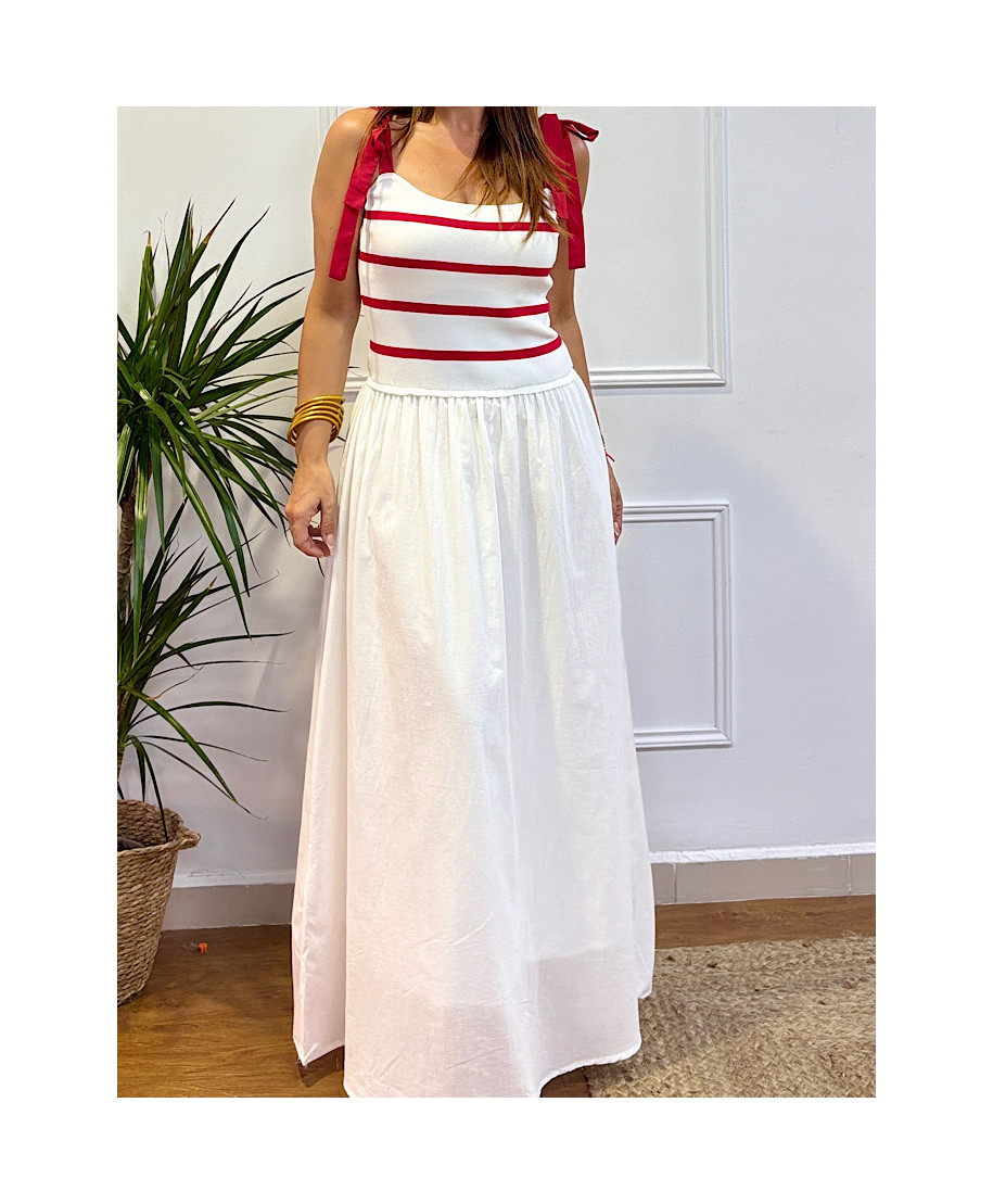 VESTIDO GISELA ROJO
