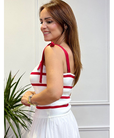 VESTIDO GISELA ROJO