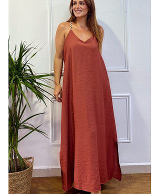 VESTIDO SUNSET TERRACOTA