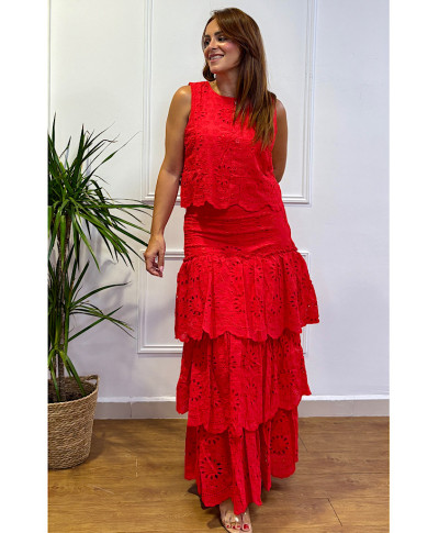 CONJUNTO CAYETANA ROJO