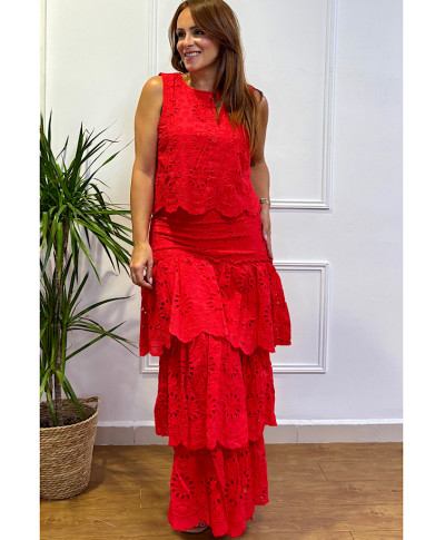 CONJUNTO CAYETANA ROJO