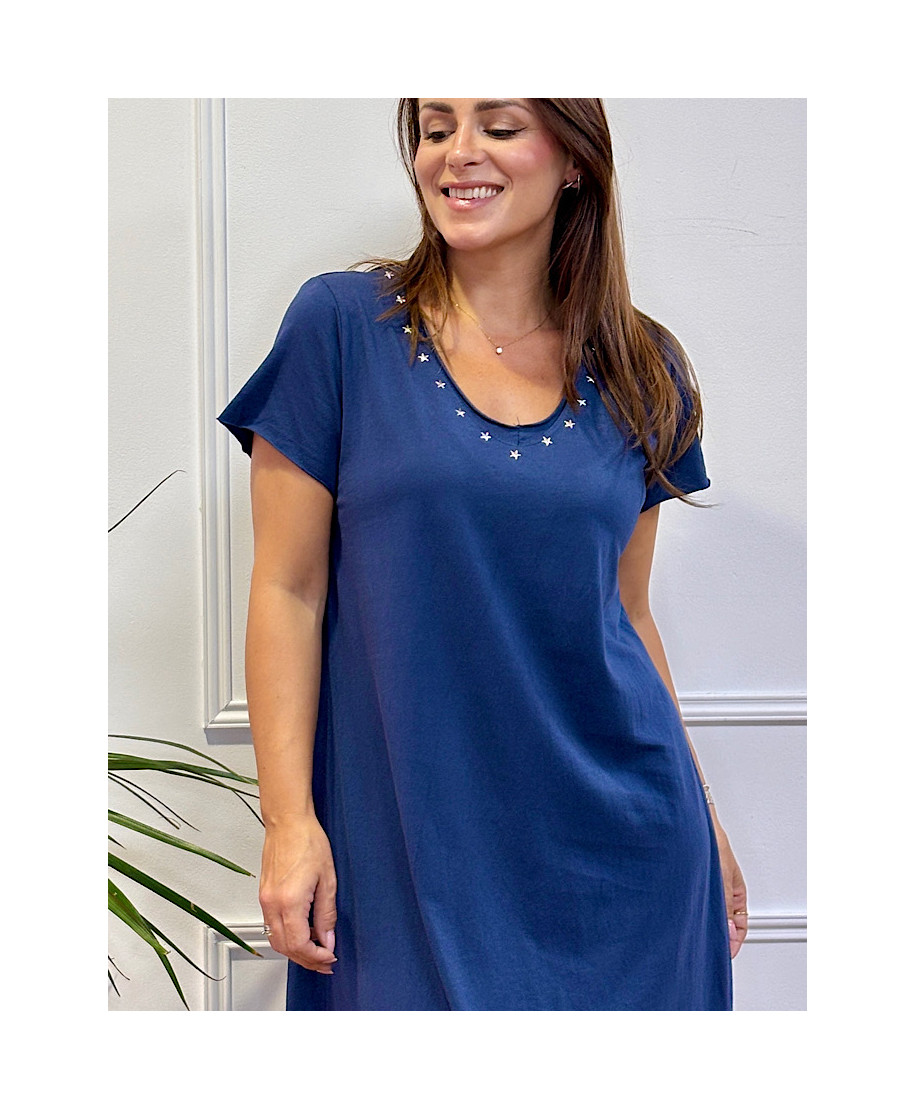 VESTIDO STAR MARINO