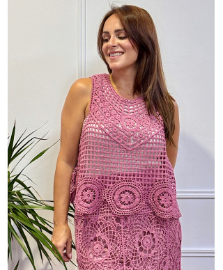 TOP DE CROCHET ANAIS ROSA
