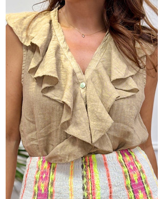 BLUSA CECILIA CAMEL