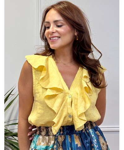 BLUSA CECILIA AMARILLA