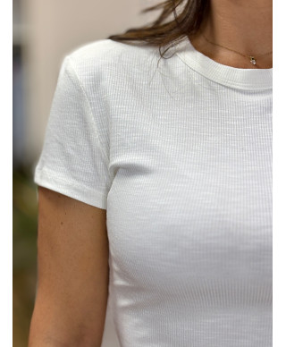 CAMISETA BASICA COCOA BLANCA