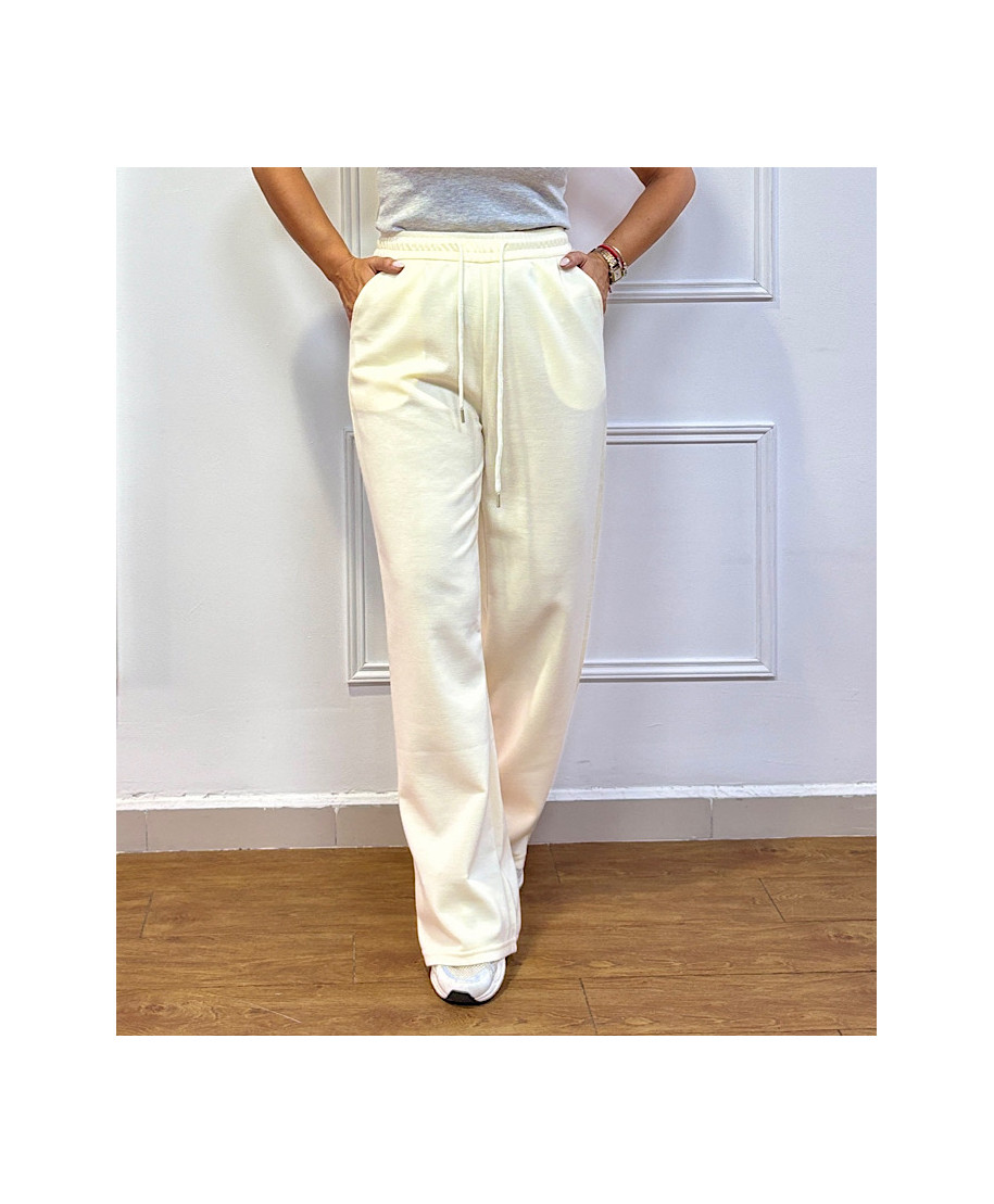 PANTALON SPORT DELIA MARFIL