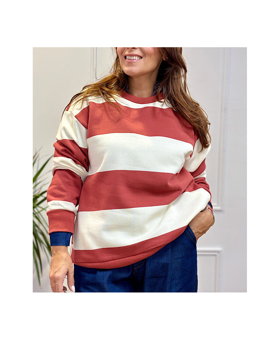 SUDADERA SWEET TERRACOTA