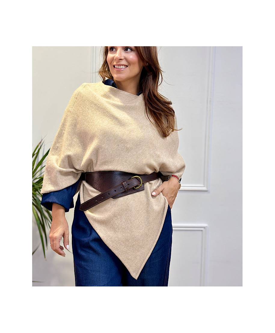 CAPA ASIMETRICA BEIGE