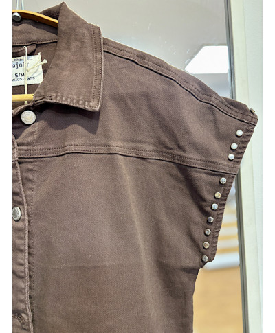 CHAQUETA TACHAS BROWNIE