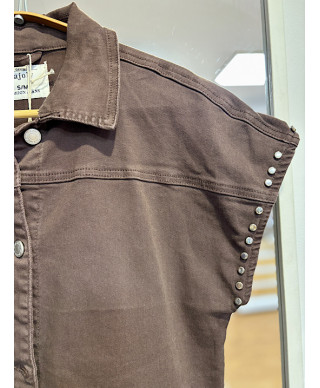 CHAQUETA TACHAS BROWNIE