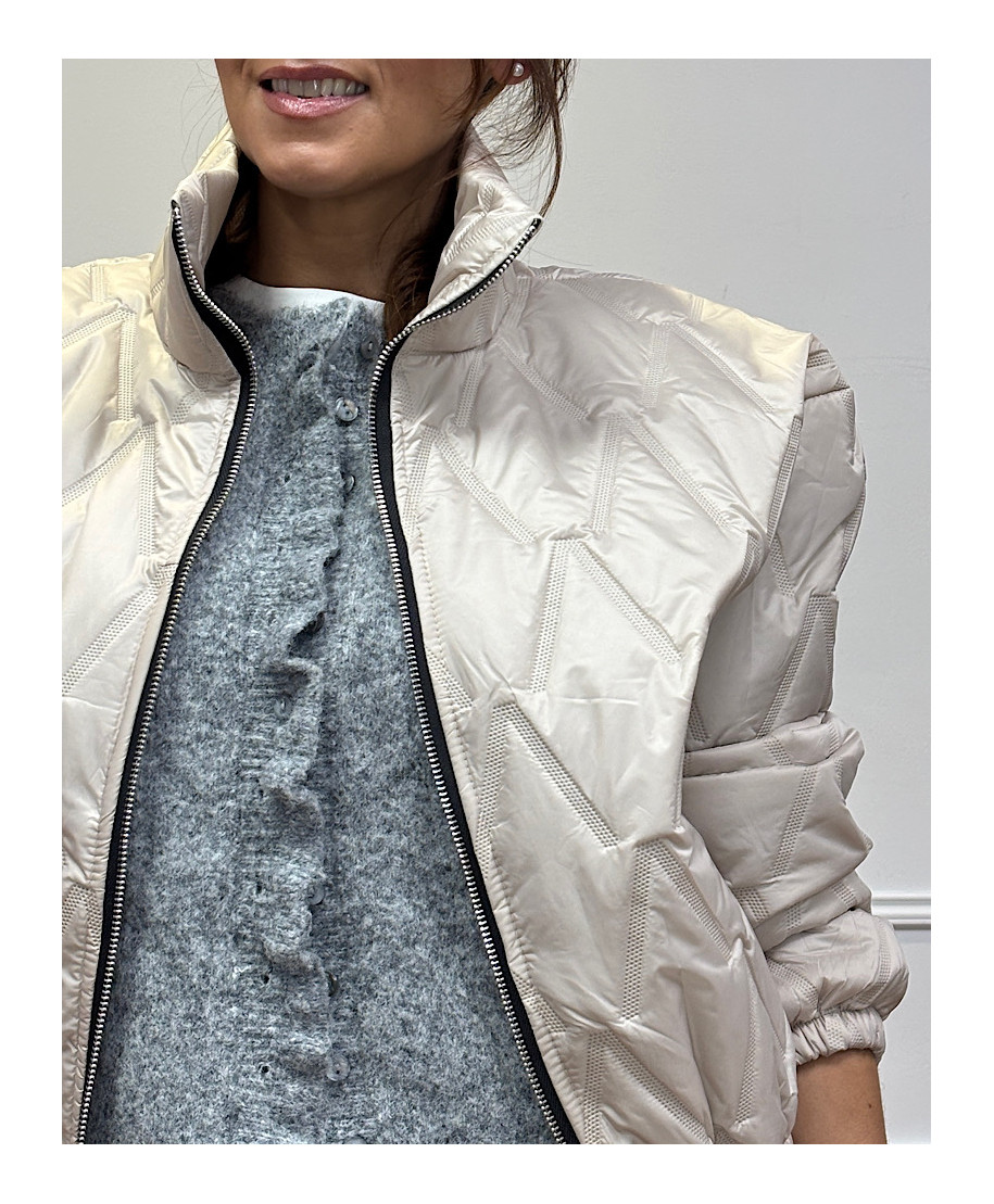 BOMBER GINEBRA BEIGE