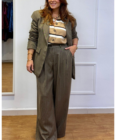 TRAJE DE RAYAS EMILIE MOCCA
