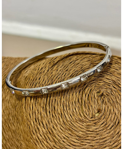 PULSERA EDURNE PLATEADA