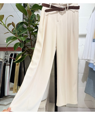 PANTALON FLUIDO MICAELA BEIGE