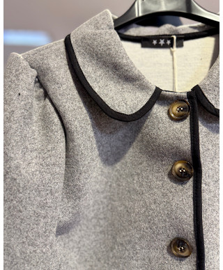 CHAQUETA BRUNA GRIS