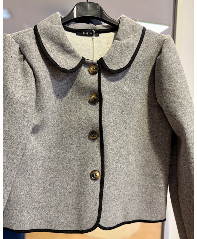 CHAQUETA BRUNA GRIS