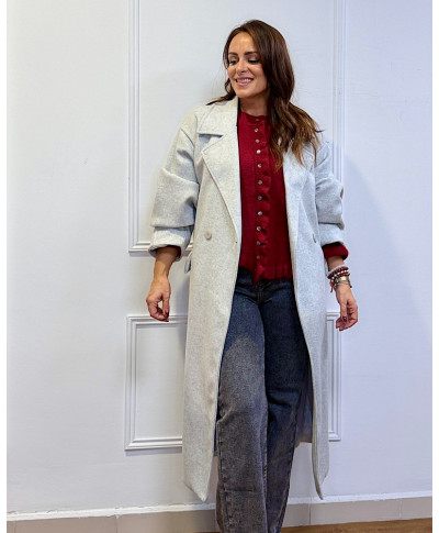 ABRIGO ELEGANT NORDIC GRIS