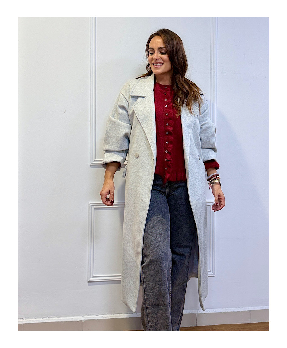 ABRIGO ELEGANT NORDIC GRIS